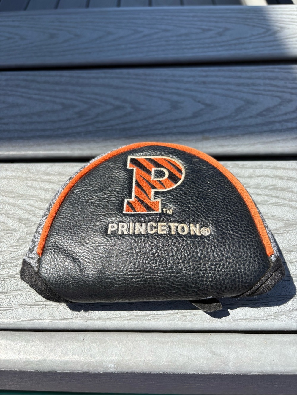 Princeton Tigers NCAA Mallet Putter Golf Club Head Cover Embroidered